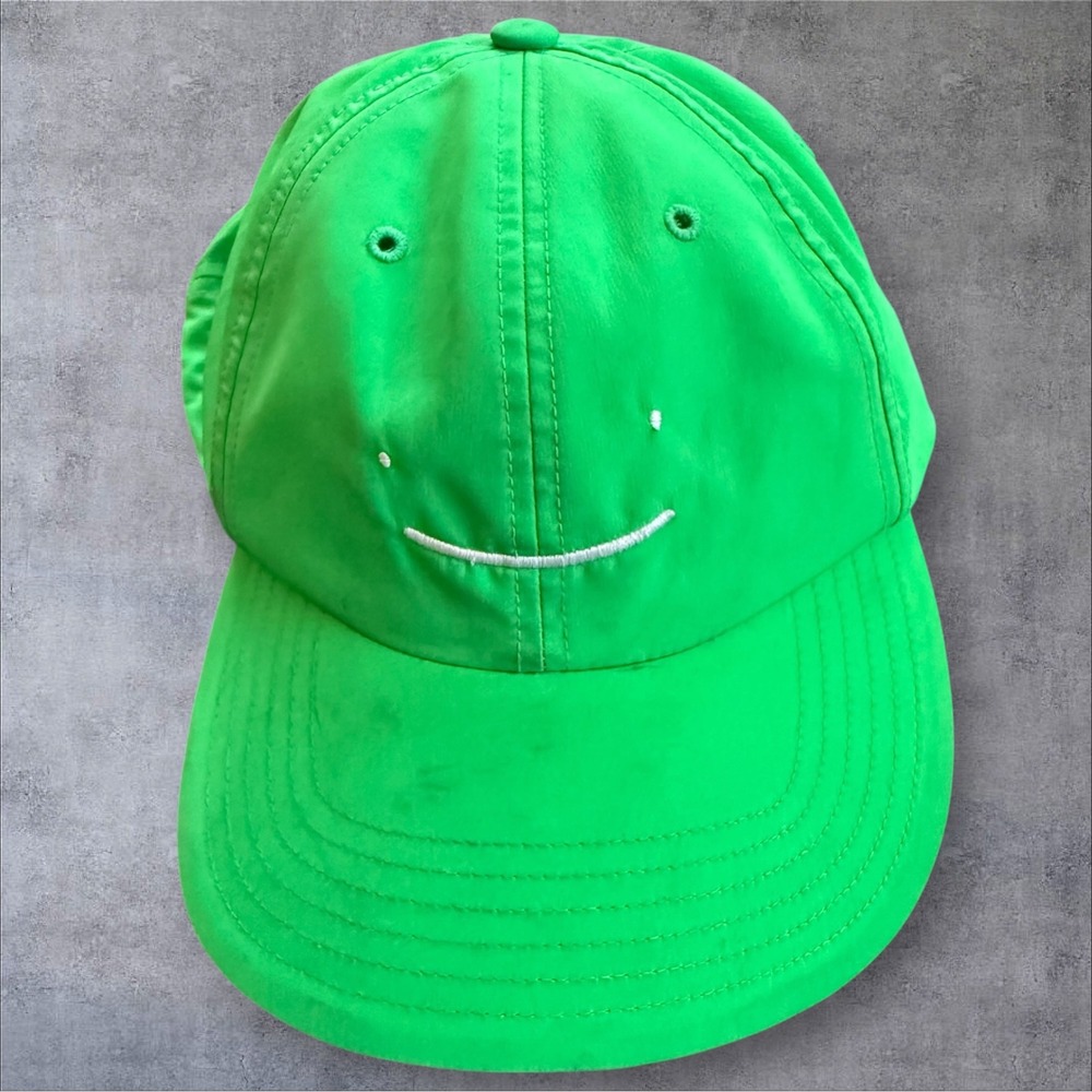 Adidas Golf Hat One Size Green Dream Smile Embroidered Adjustable